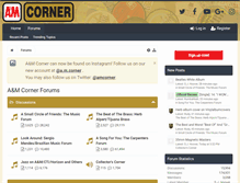 Tablet Screenshot of forum.amcorner.com