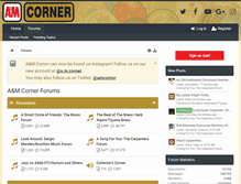 Tablet Screenshot of amcorner.com